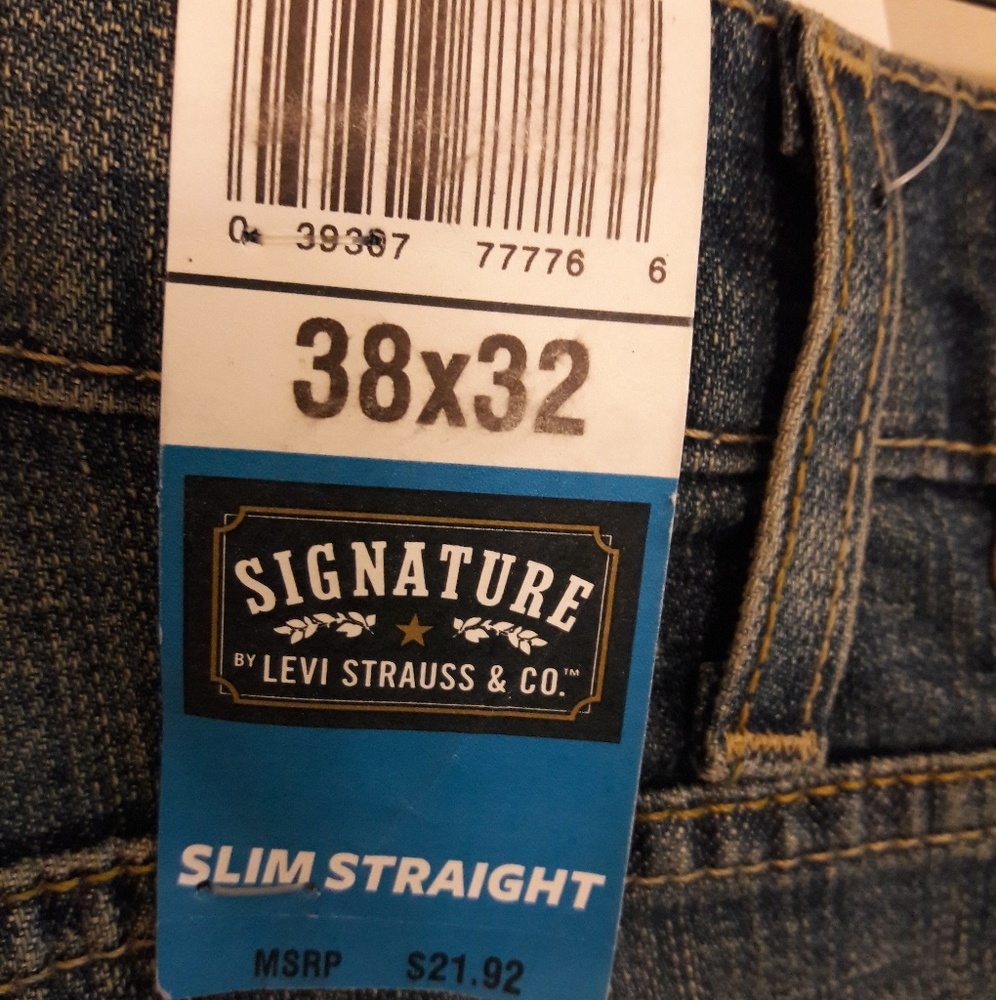 Men's Levi's Strauss Signature Blue Jeans Size 38